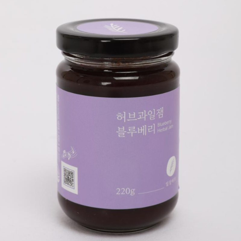 강원더몰,[라이브특가]허브정원푸실 허브블루베리잼 220g